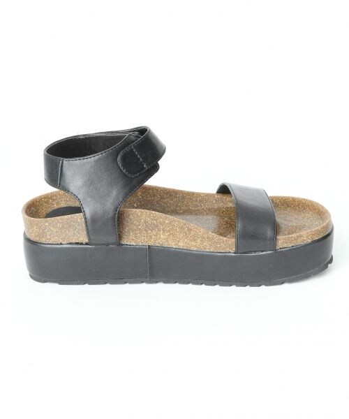 Heather（ヘザー）の「【先行予約】コンフォートサンダル（シューズ・レディース・ホワイト　05/ブラック　09・Ｍ(23.5)/Ｌ(24.5)）」の5枚目の写真