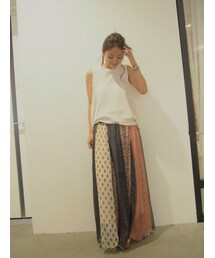 Ungrid | シフォンパッチワークスカート(スカート)
