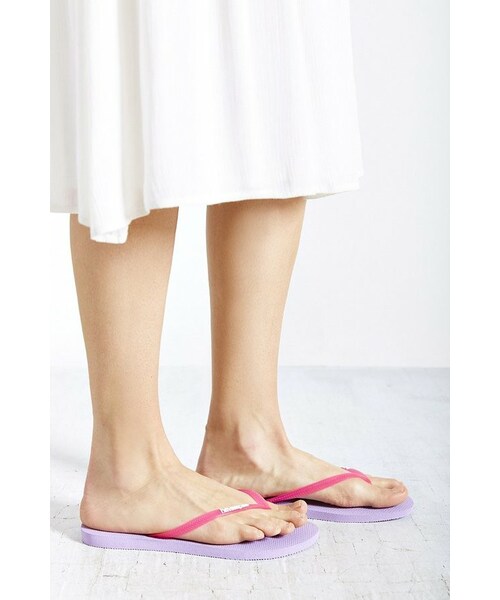 havaianas（ハワイアナス）の「Havaianas Slim Logo Thong Sandal（サンダル・レディース・SKY/LAVENDER・7/8/11/12/5/6/9/10）」の4枚目の写真