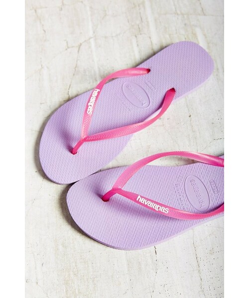 havaianas（ハワイアナス）の「Havaianas Slim Logo Thong Sandal（サンダル・レディース・SKY/LAVENDER・7/8/11/12/5/6/9/10）」の9枚目の写真