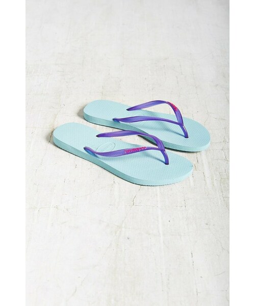 havaianas（ハワイアナス）の「Havaianas Slim Logo Thong Sandal（サンダル・レディース・SKY/LAVENDER・7/8/11/12/5/6/9/10）」の11枚目の写真