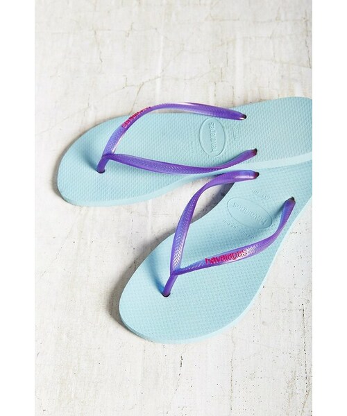havaianas（ハワイアナス）の「Havaianas Slim Logo Thong Sandal（サンダル・レディース・SKY/LAVENDER・7/8/11/12/5/6/9/10）」の12枚目の写真