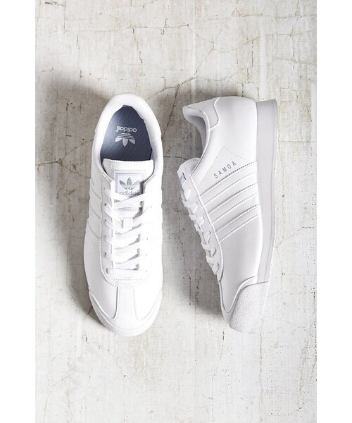 adidas（アディダス）の「Adidas Monochromatic Somoa Sneaker（スニーカー・レディース・WHITE・W 6.5/M 5.5/W 5.5/M 4.5/W 7.5/M 6.5/W 7/M 6/W 8/M 7）」の5枚目の写真