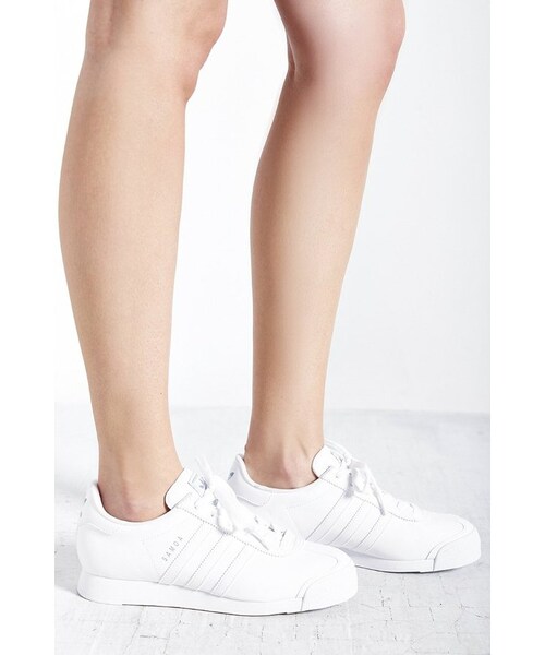 adidas（アディダス）の「Adidas Monochromatic Somoa Sneaker（スニーカー・レディース・WHITE・W 6.5/M 5.5/W 5.5/M 4.5/W 7.5/M 6.5/W 7/M 6/W 8/M 7）」の6枚目の写真