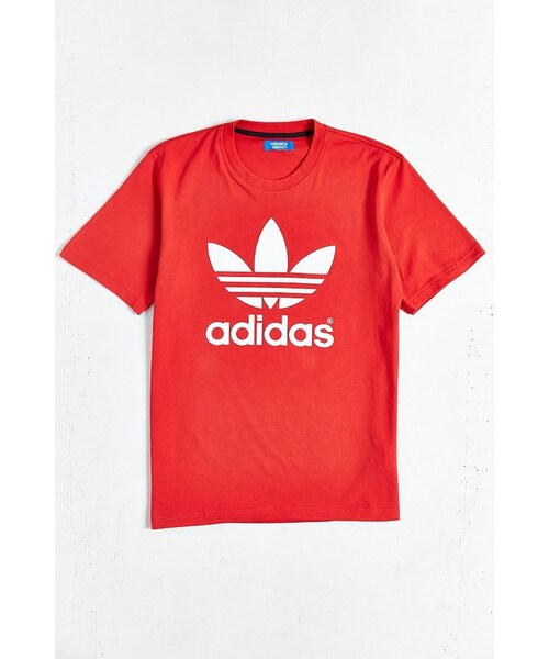 adidas(アディダス)の「Adidas Originals Trefoil Logo Tee(Tシャツ/カットソー・メンズ・RED/GREY/BLACK/WHITE・L/M/S/XL)」の16枚目の写真