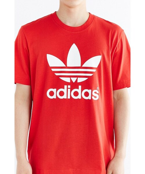 adidas(アディダス)の「Adidas Originals Trefoil Logo Tee(Tシャツ/カットソー・メンズ・RED/GREY/BLACK/WHITE・L/M/S/XL)」の18枚目の写真