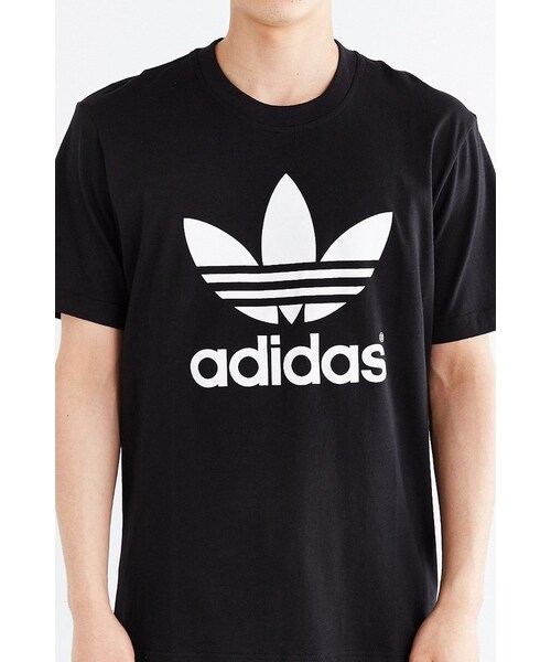 adidas(アディダス)の「Adidas Originals Trefoil Logo Tee(Tシャツ/カットソー・メンズ・RED/GREY/BLACK/WHITE・L/M/S/XL)」の1枚目の写真