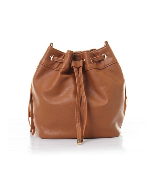 31 Sons de mode（トランテアン　ソン　ドゥ　モード）の「フリンジバッグ《予約アイテム》（バッグ・レディース・ブラック/キャメル/ベージュ・フリー）」の5枚目の写真