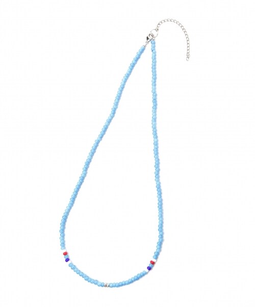 RAGEBLUE（レイジブルー）の「【WHITE HEARTS】ネックレス（アクセサリー・メンズ・レッド35/ライトブルー82/ブルー85・ONE SIZE）」の2枚目の写真