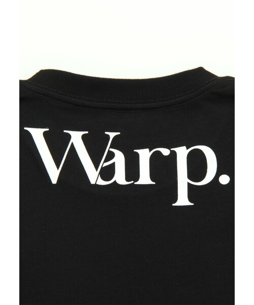Design Tshirts Store graniph（デザイン　ティーシャツ　ストア　グラニフ）の「ワープ ロゴ（トップス・Black・SS/S/M/L）」の6枚目の写真