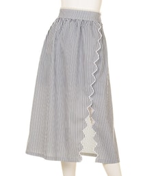 SNIDEL | スカラップ刺繍ラップスカート(スカート)