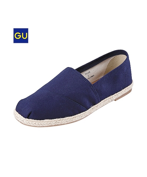 GU（ジーユー）の「（GU）ＷＯＭＥＮエスパドリーユ（WOMEN ⁄ シューズ・レディース・BLACK/NAVY/RED・S/L/M）」の2枚目の写真