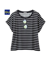 GU | （GU）グラフィックＴ（マリン・半袖）Ｃ(トップス)