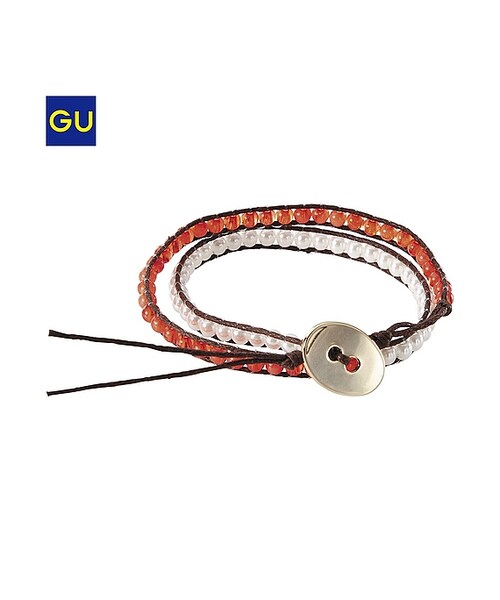 GU（ジーユー）の「（GU）ラップブレスレットＡ（WOMEN ⁄ アクセサリー・レディース・WHITE/PINK/YELLOW/BLUE・-）」の4枚目の写真