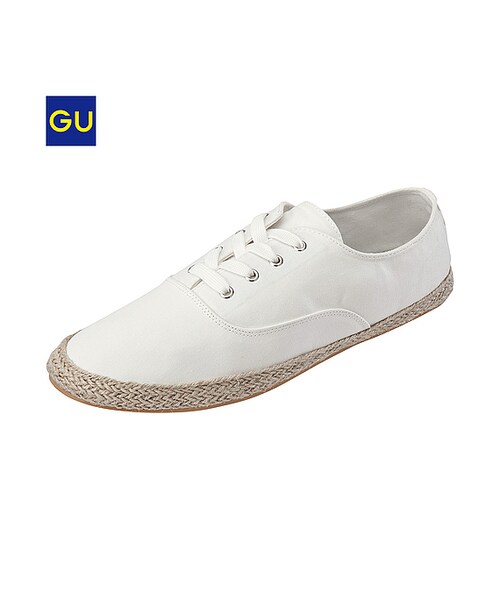 GU（ジーユー）の「（GU）ヘンプソールシューズ（MEN ⁄ シューズ・メンズ・RED/WHITE/NAVY/BLACK・28.0cm/27.0cm/26.0cm/25.0cm）」の2枚目の写真