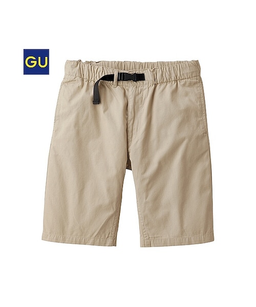 GU（ジーユー）の「（GU）カラーイージーハーフパンツＡ（MEN ⁄ ハーフパンツ・メンズ・ORANGE/DARK GREEN/RED/GRAY/BLUE/NAVY/BLACK/YELLOW/BEIGE・S/XL/L/M）」の4枚目の写真