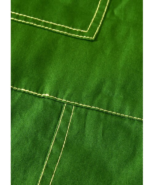 Ne-net（ネネット）の「(P)コットンツイルサロペット / サロペット（オールインワン・サロペット・レディース・mustard/green/navy・02）」の5枚目の写真