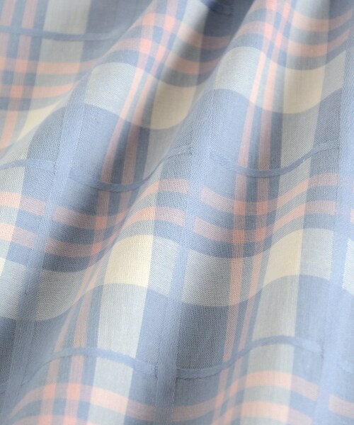 MAJESTIC LEGON(マジェスティックレゴン)の「ジャカードチェックプルオーバー(トップス・レディース・サックス柄/オフ/柄/イエロー柄・Free)」の7枚目の写真