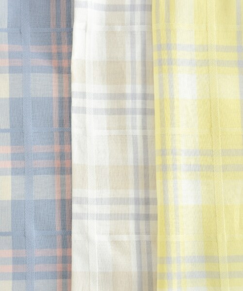 MAJESTIC LEGON(マジェスティックレゴン)の「ジャカードチェックプルオーバー(トップス・レディース・サックス柄/オフ/柄/イエロー柄・Free)」の8枚目の写真