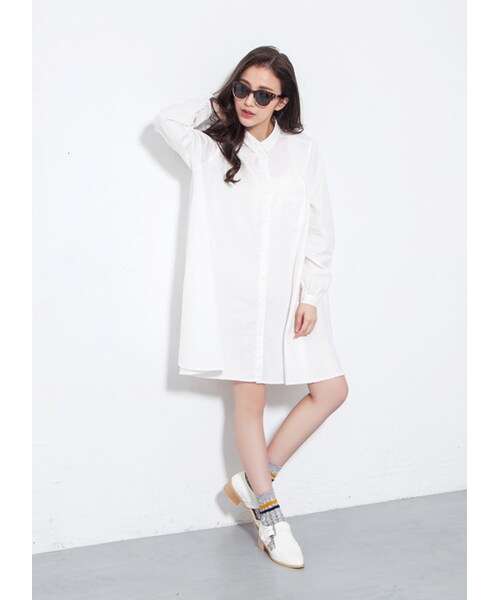 gracegift（グレースギフト）の「韓國側鏤空飾釦孟克鞋（シューズ・レディース・黑/白・36/37/38/39/40）」の8枚目の写真