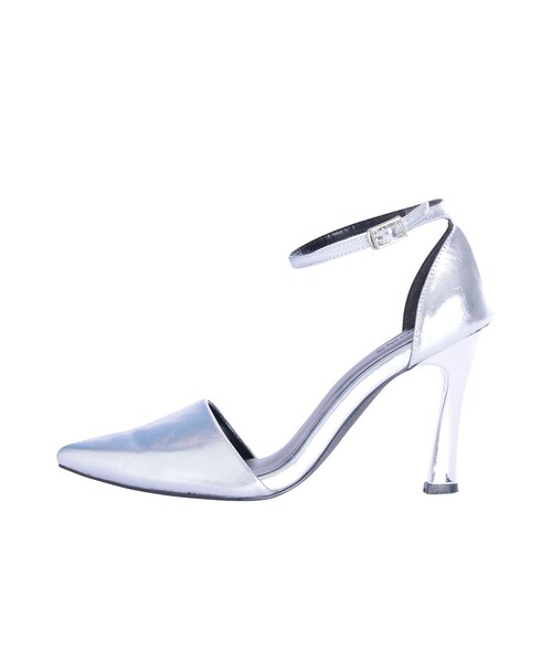 EMODA（エモダ）の「ベルボヒールサンダル（シューズ・レディース・ホワイト/ブラック/シルバー）」の3枚目の写真