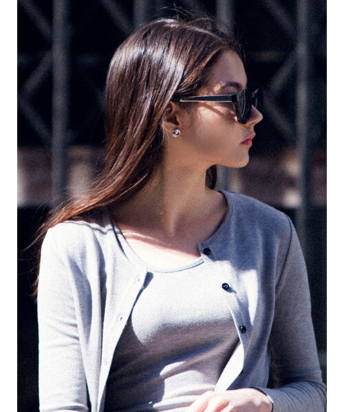 EMODA（エモダ）の「メタルコンビテンプルサングラス（ファッション雑貨・レディース・ブラック/ブラウン・F）」の4枚目の写真