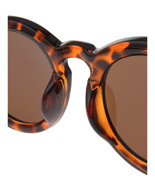 EMODA（エモダ）の「メタルコンビテンプルサングラス（ファッション雑貨・レディース・ブラック/ブラウン・F）」の7枚目の写真