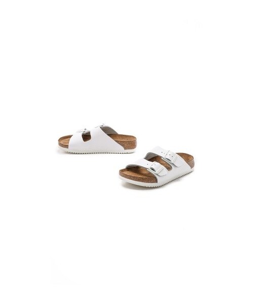 BIRKENSTOCK（ビルケンシュトック）の「Birkenstock Arizona Two Band Sandals（サンダル・レディース・White・39/41/42/36/38/37/40）」の4枚目の写真
