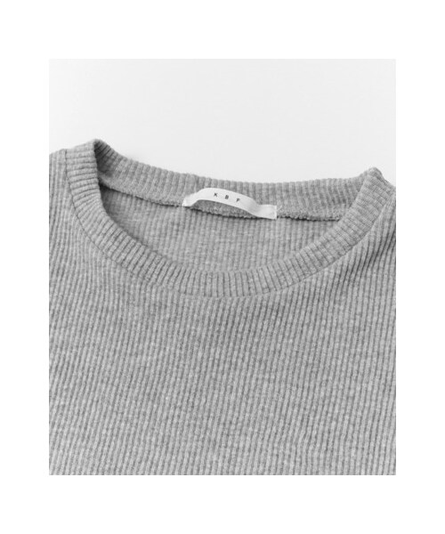 KBF(ケイビーエフ)の「2WAYペプラムプルオーバー(トップス・レディース・OFF/TOPGRAY/NAVY・one)」の9枚目の写真