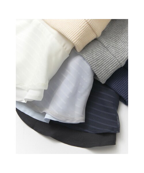 KBF(ケイビーエフ)の「2WAYペプラムプルオーバー(トップス・レディース・OFF/TOPGRAY/NAVY・one)」の17枚目の写真