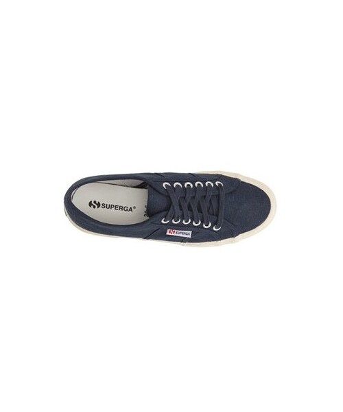 SUPERGA（スペルガ）の「Superga 'Linu' Linen Sneaker (Women)（スニーカー・レディース・Navy・6US / 36EU/7US / 37.5EU/8US / 39EU/7.5US / 38EU/9.5US / 41EU/8.5US / 39.5EU/10 US / 41.5EU/9US / 40EU/6.5US / 37EU）」の3枚目の写真
