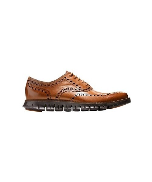 COLE HAAN（コールハーン）の「Cole Haan 'ZeroGrand' Wingtip (Men)（シューズ・メンズ・British Tan/Black・13 D/10.5 D/10 E/10.5 E/10 D/7 D/7.5 D/8 E/8 D/8.5 D/8.5 E/9 E/9 D/9.5 E/9.5 D/11 E/11 D/11.5 E/11.5 D/12 E/12 D/13 E）」の3枚目の写真