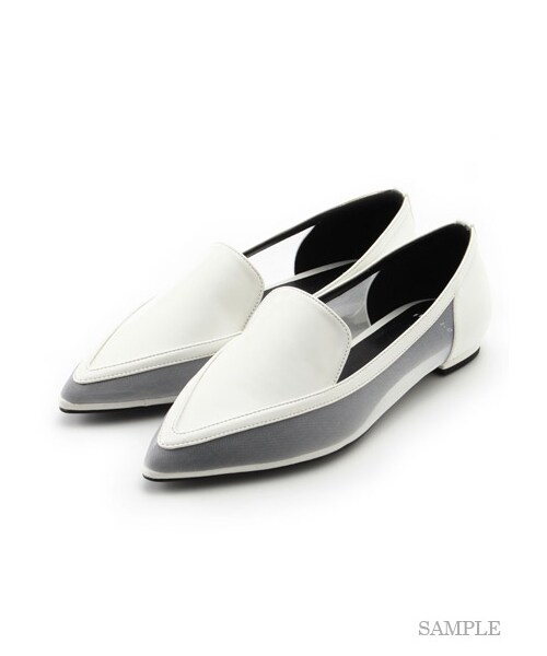 FRAY I.D（フレイアイディー）の「オペラシューズ（パンプス・レディース・WHT/BLK・36/37/38）」の9枚目の写真