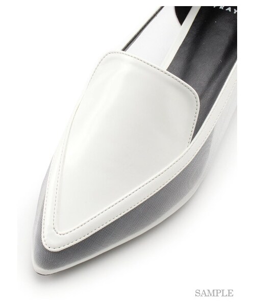 FRAY I.D（フレイアイディー）の「オペラシューズ（パンプス・レディース・WHT/BLK・36/37/38）」の6枚目の写真