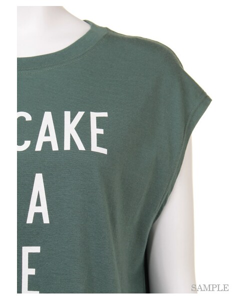 FRAY I.D(フレイアイディー)の「プリントノースリTシャツ(Tシャツ・レディース・WHT/MNT/GRN・F)」の8枚目の写真