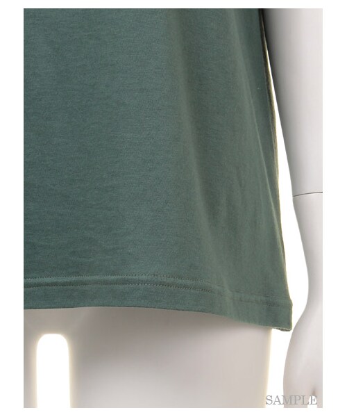 FRAY I.D(フレイアイディー)の「プリントノースリTシャツ(Tシャツ・レディース・WHT/MNT/GRN・F)」の9枚目の写真