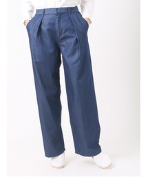 earth music&ecology | テンセルデニムワイドパンツ(パンツ)