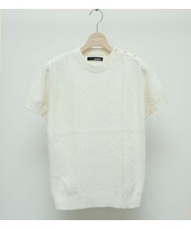 HAMNETT | 【HAMNETT】 CABLE KNIT SHORT PULLOVER(トップス)