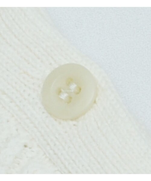 HAMNETT（ハムネット）の「【HAMNETT】 CABLE KNIT SHORT PULLOVER（トップス・メンズ・ネイビー/アイボリー・S/M/L）」の8枚目の写真