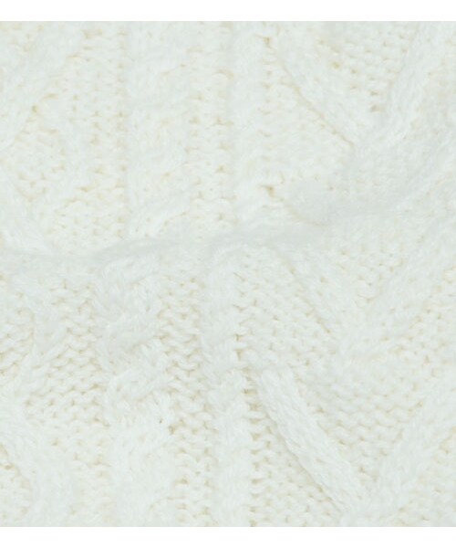 HAMNETT（ハムネット）の「【HAMNETT】 CABLE KNIT SHORT PULLOVER（トップス・メンズ・ネイビー/アイボリー・S/M/L）」の10枚目の写真