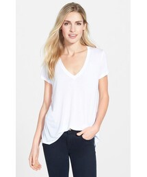 MICHAEL KORS | MICHAEL Michael Kors High/Low V-Neck Tee(Tシャツ/カットソー)