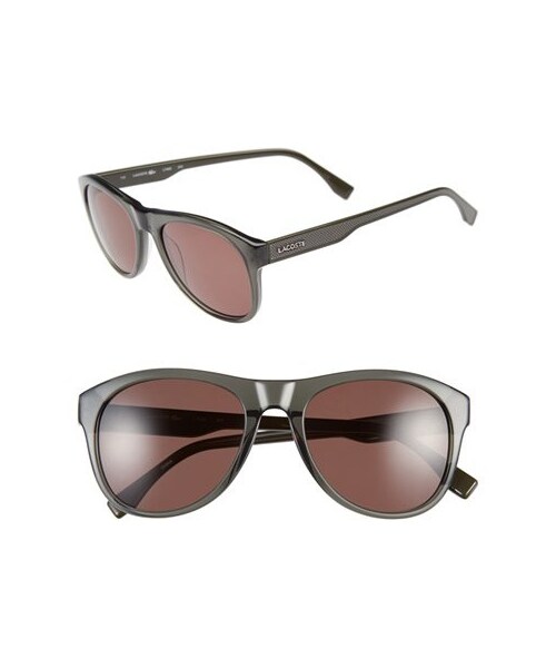 LACOSTE（ラコステ）の「Lacoste 53mm Retro Sunglasses（サングラス・メンズ・Green/ Brown）」の2枚目の写真
