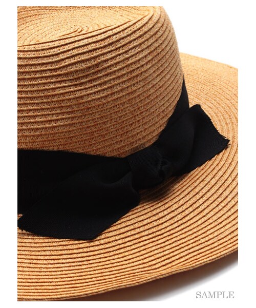 Mila Owen（ミラオーウェン）の「ブレード中折れハット（ハット・レディース・PNK/BLK/KKI・F）」の5枚目の写真