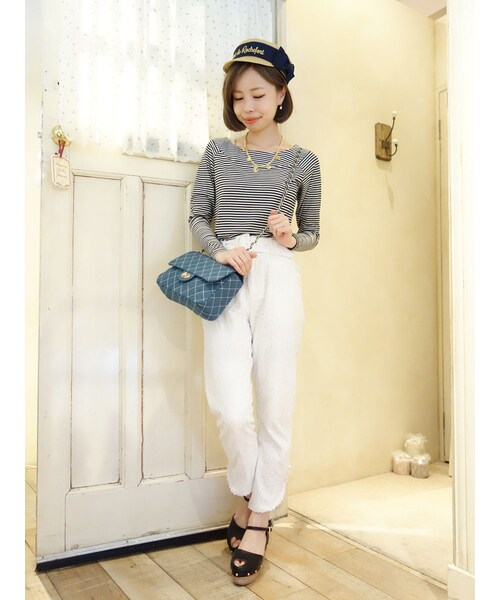 other.（アザー）の「ベルト付き総レースクロップドパンツ/an another angelus（ワンピース・レディース・その他）」の2枚目の写真