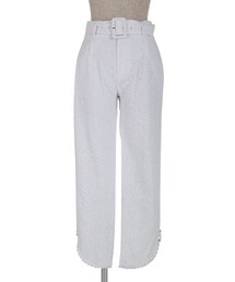 other. | ベルト付き総レースクロップドパンツ/an another angelus(ワンピース)