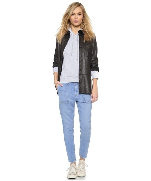 KORAL(コラール)の「KORAL Cropped Surplus Barrette Jeans(デニムパンツ・レディース・Tuscany・26/27/30/32/25/31/28/24/29/23)」の4枚目の写真