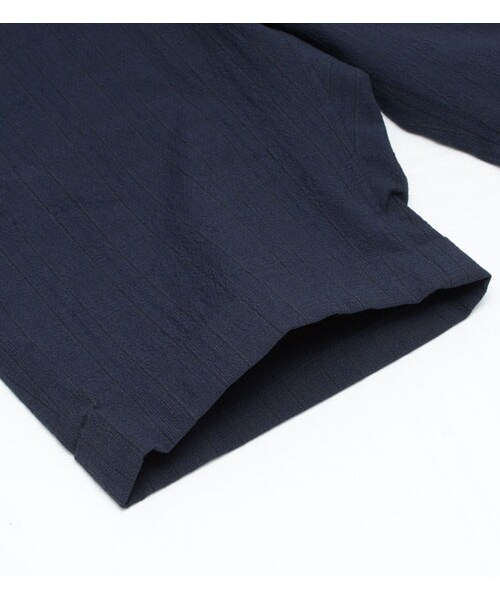 KATHARINE HAMNETT LONDON （キャサリンハムネットロンドン）の「SHADOW CHECK SUCKER PANTS（パンツ・メンズ・ブラック/ネイビー・M/L/XL）」の11枚目の写真