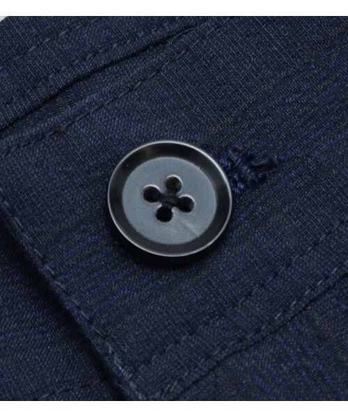 KATHARINE HAMNETT LONDON （キャサリンハムネットロンドン）の「SHADOW CHECK SUCKER PANTS（パンツ・メンズ・ブラック/ネイビー・M/L/XL）」の6枚目の写真
