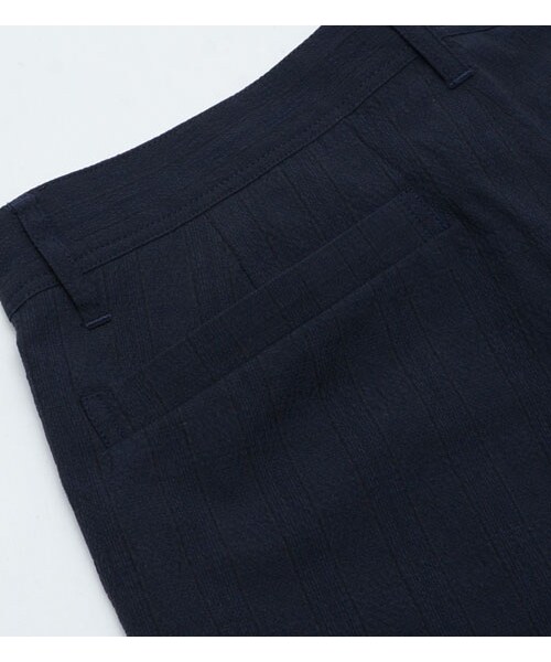 KATHARINE HAMNETT LONDON （キャサリンハムネットロンドン）の「SHADOW CHECK SUCKER PANTS（パンツ・メンズ・ブラック/ネイビー・M/L/XL）」の10枚目の写真