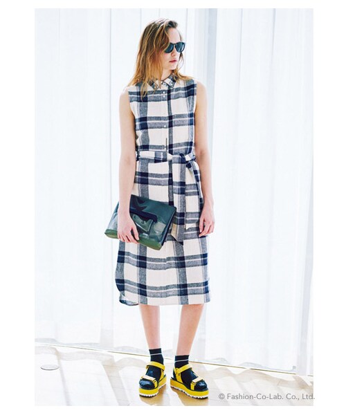 Mila Owen（ミラオーウェン）の「ラウンドフレームサングラス（サングラス・レディース・BLK/BRW・F）」の7枚目の写真